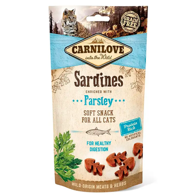 Ласощі для котів Carnilove Sardine with Parsley 50 г (для чутливого травлення) 111377/7236 фото