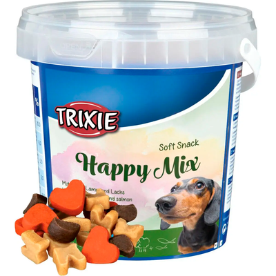 Soft Snack Happy Mix 500гр -суміш ласощів для собак (ягня, лосось, курка)  TX-31495 фото